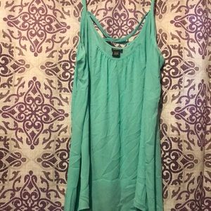 Torrid aqua blue sheer cami Women's plus size 3